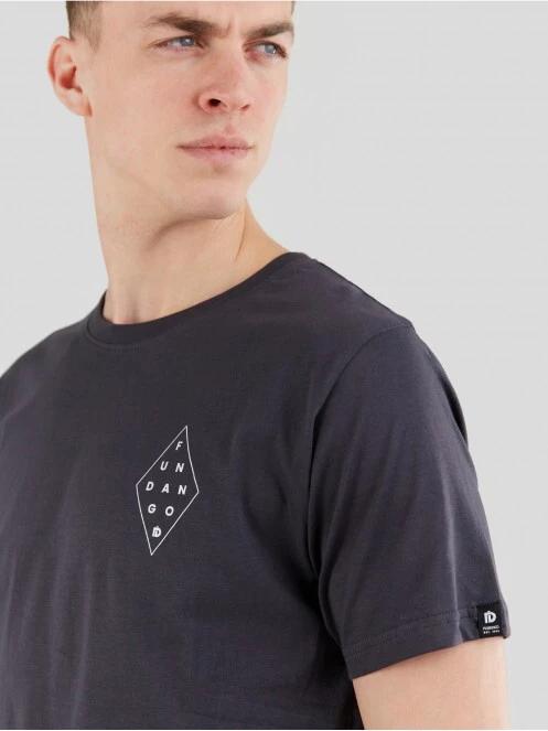 Fundango Basic - T Logo-1 T-shirt for men in grey 6