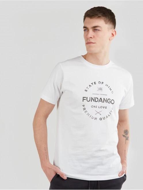 Fundango Basic - T Logo-4 T-shirt for men in white 2