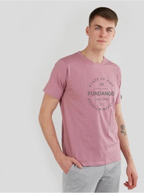 Fundango Basic - T Logo-4 T-shirt for men in purple 4