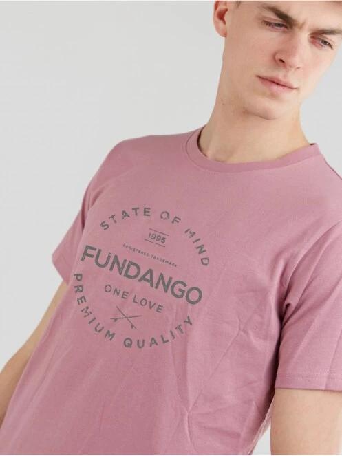 Fundango Basic - T Logo-4 T-shirt for men in purple 6