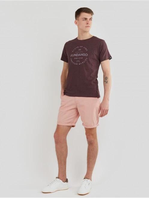 Fundango Basic - T Logo-4 T-shirt for men in red 4