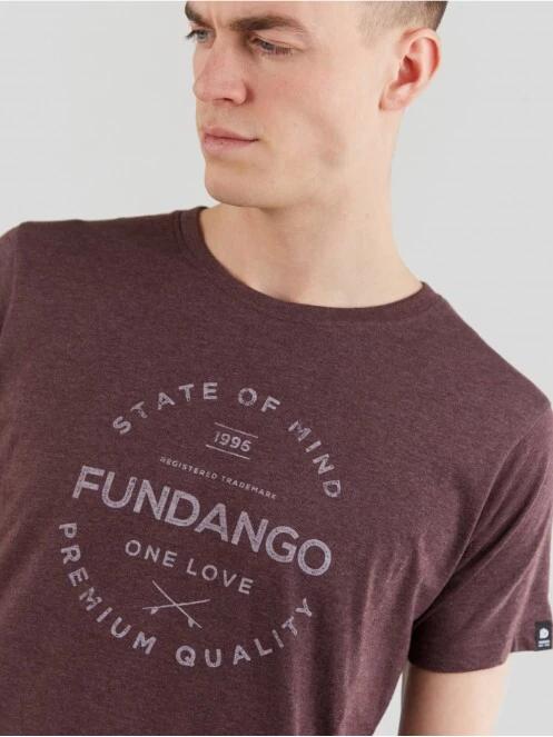 Fundango Basic - T Logo-4 T-shirt for men in red 5
