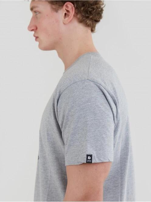 Fundango Basic - T Logo-4 T-shirt for men in grey 5