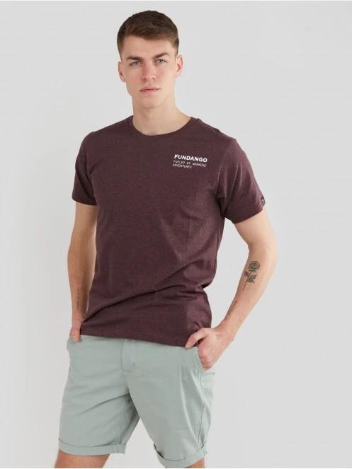 Fundango Basic - T Logo-7 T-shirt for men in red 2