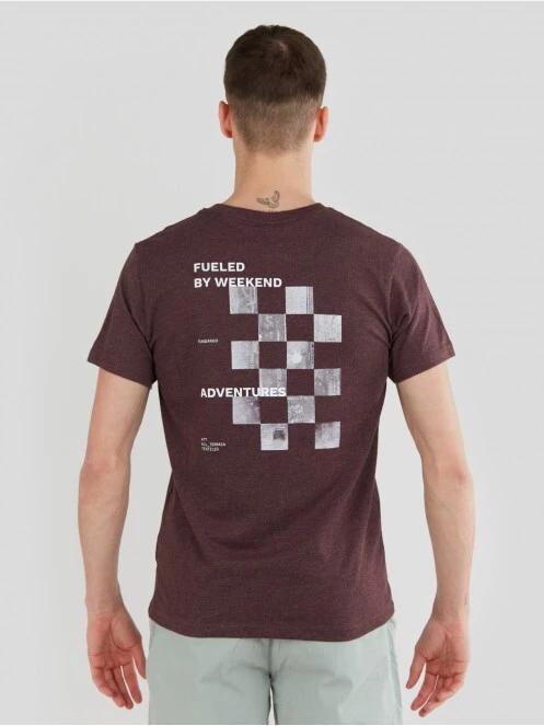 Fundango Basic - T Logo-7 T-shirt for men in red 3