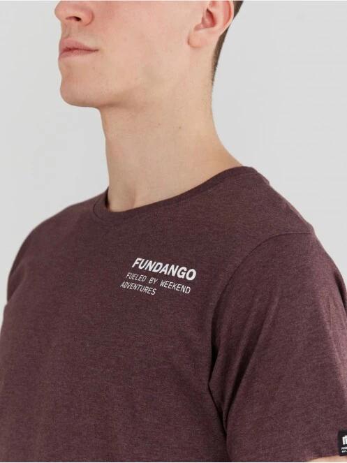Fundango Basic - T Logo-7 T-shirt for men in red 5