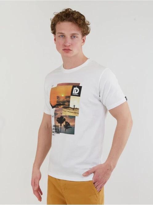 Fundango Basic - T Logo-9 T-shirt for men in white 4