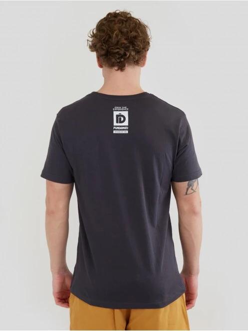 Fundango Basic - T Logo-9 T-shirt for men in grey 3