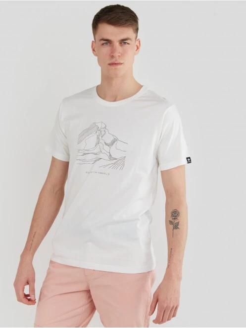 Fundango Basic - T Logo-11 T-shirt for men in white 2