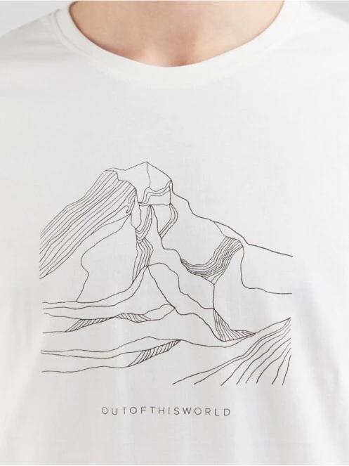 Fundango Basic - T Logo-11 T-shirt for men in white 5