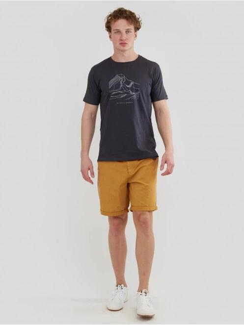 Fundango Basic - T Logo-11 T-shirt for men in grey 4
