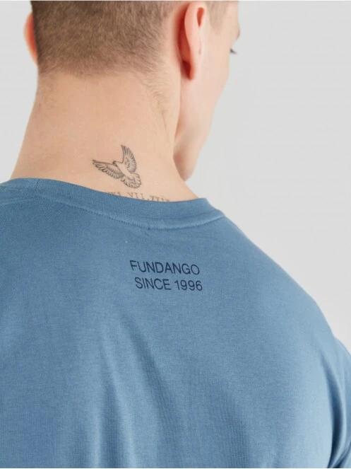 Fundango Jaggy Pocket T-shirt for men in blue 5