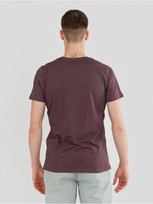 Fundango Jaggy Structured T-Shirt for men in red 3