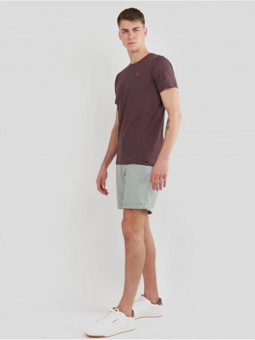 Fundango Jaggy Structured T-Shirt for men in red 4
