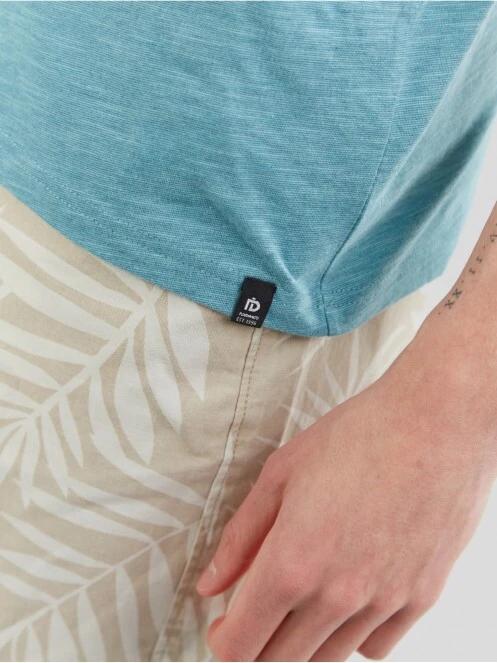 Fundango Jaggy Structured T-Shirt for men in blue 6