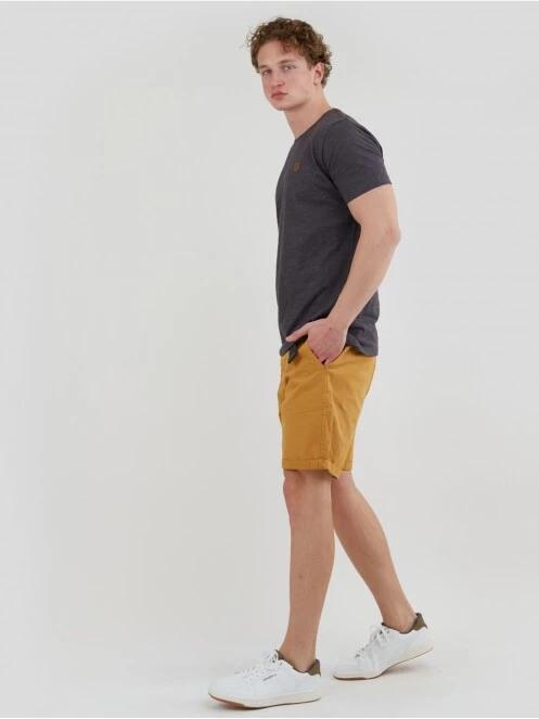 Fundango Jaggy Structured T-Shirt for men in black 4