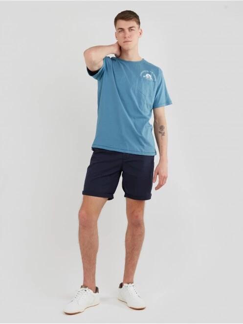Fundango Talmer Pocket T-shirt for men in blue 4