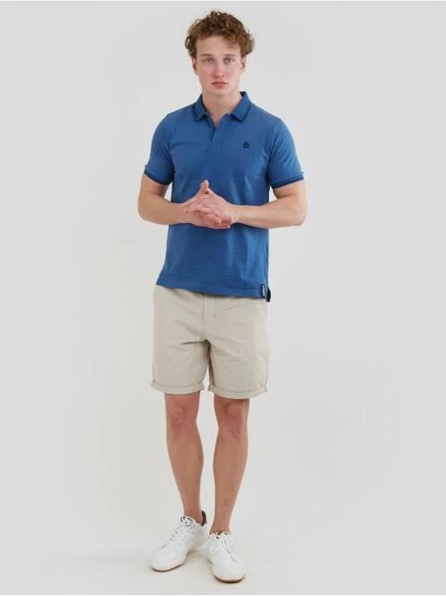 Fundango Incognito Mono Poloshirt for men in blue 4