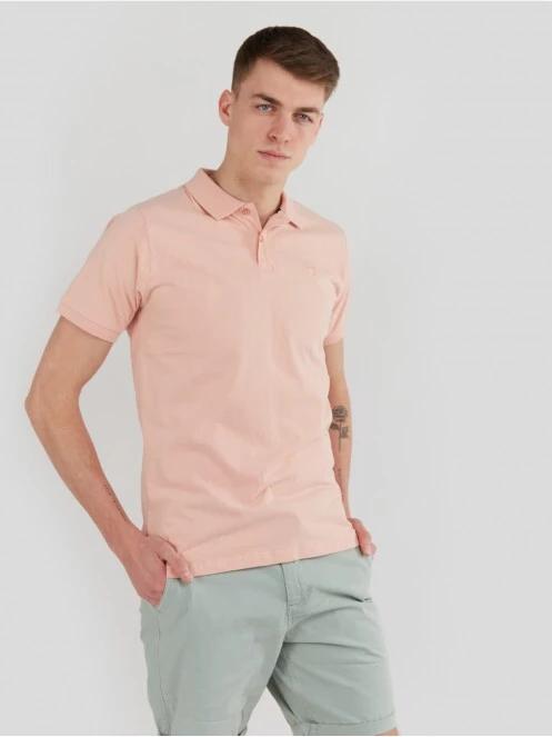 Fundango Incognito Mono Poloshirt for men in pink 2