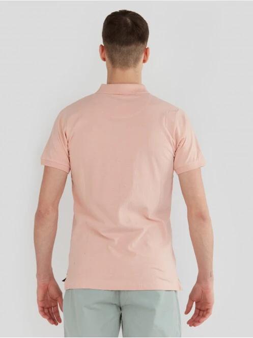 Fundango Incognito Mono Poloshirt for men in pink 3