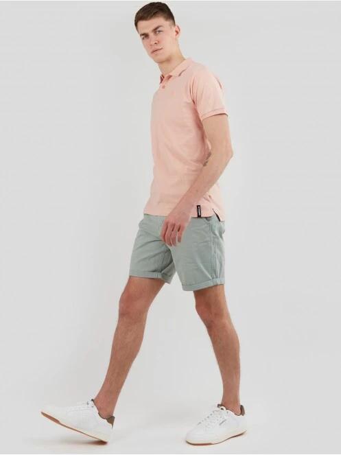 Fundango Incognito Mono Poloshirt for men in pink 4