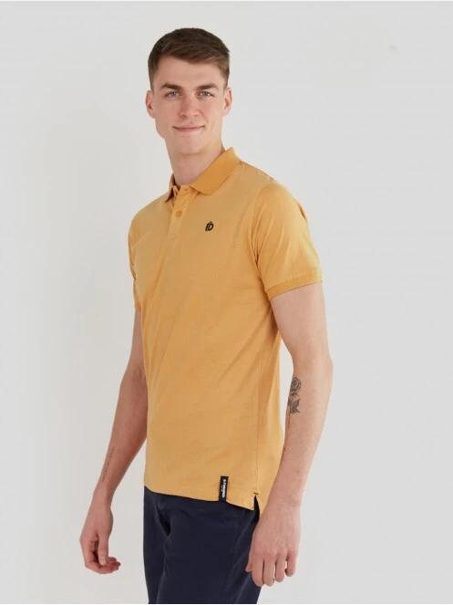 Fundango Incognito Mono Poloshirt for men in yellow 2