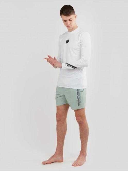 Fundango Manado Long Rashguard for men in white 4