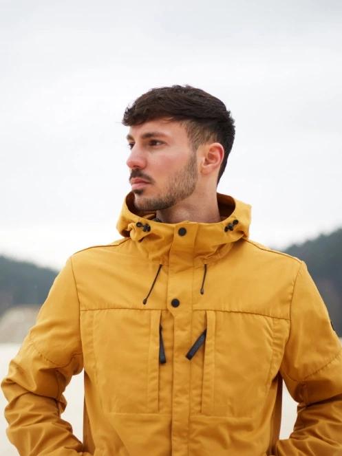Fundango Managa jacket for men in yellow 10