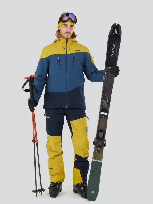 Fundango Privet Allmountain Jacket for men in yellow 4