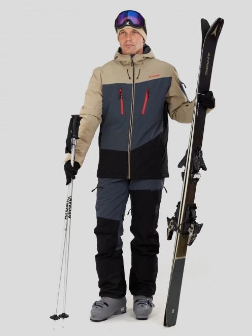 Fundango Privet Allmountain Jacket for men in sand 4