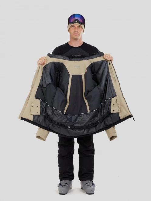 Fundango Privet Allmountain Jacket for men in sand 5
