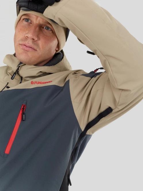 Fundango Privet Allmountain Jacket for men in sand 8
