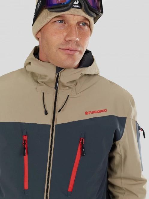 Fundango Privet Allmountain Jacket for men in sand 9