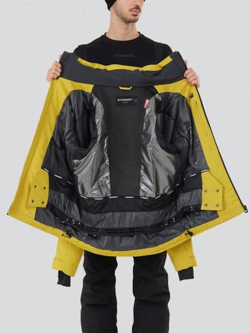 Fundango Telluride Ski Jacket for men in yellow 5