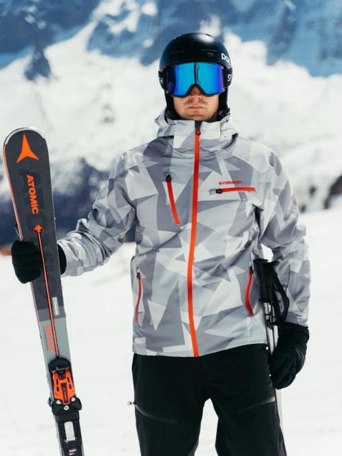 Fundango Telluride Ski Jacket for men in grey 13