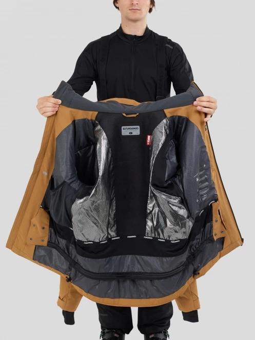 Fundango Telluride Ski Jacket for men in brown 5