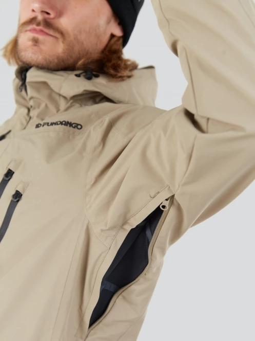 Fundango Rigel 3L Jacket for men in sand 8