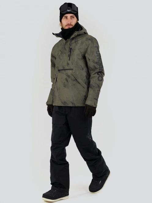Fundango Tilbury ECO Logo Anorak for men in green 4