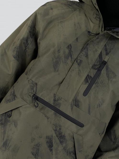 Fundango Tilbury ECO Logo Anorak for men in green 6