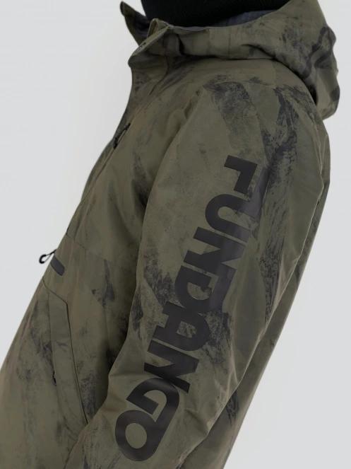 Fundango Tilbury ECO Logo Anorak for men in green 7