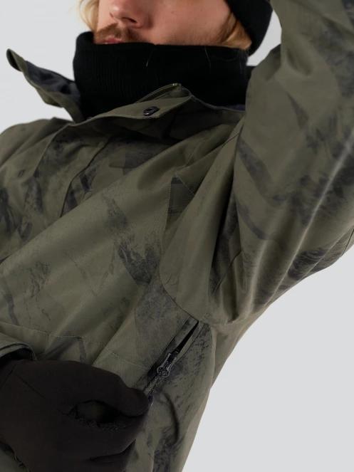 Fundango Tilbury ECO Logo Anorak for men in green 9