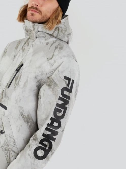 Fundango Tilbury ECO Logo Anorak for men in sand 5