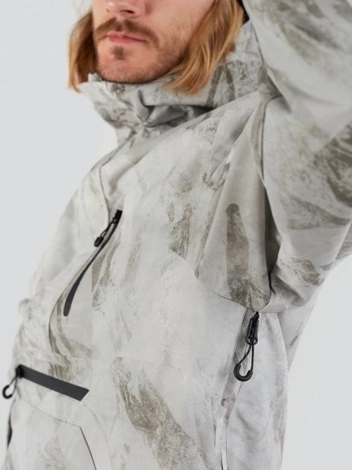Fundango Tilbury ECO Logo Anorak for men in sand 7