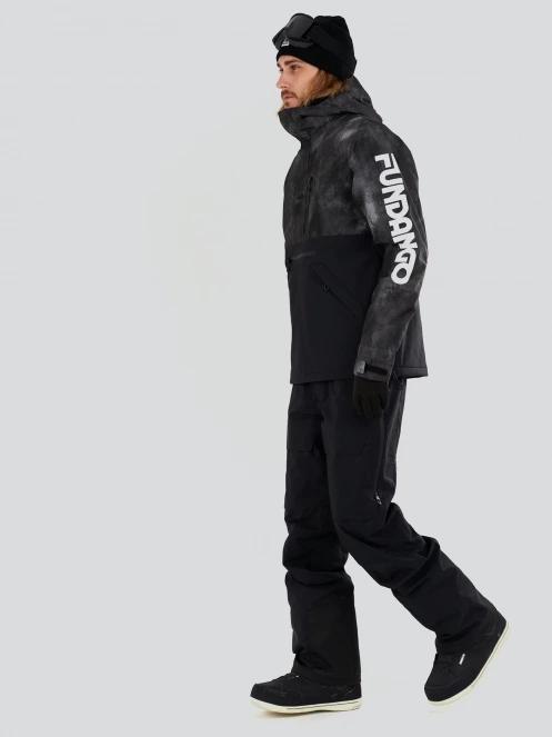 Fundango Tilbury ECO Logo Anorak for men in black 4