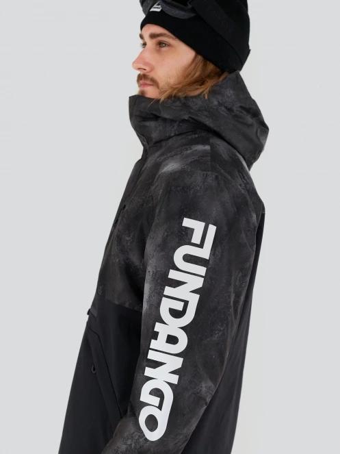 Fundango Tilbury ECO Logo Anorak for men in black 5
