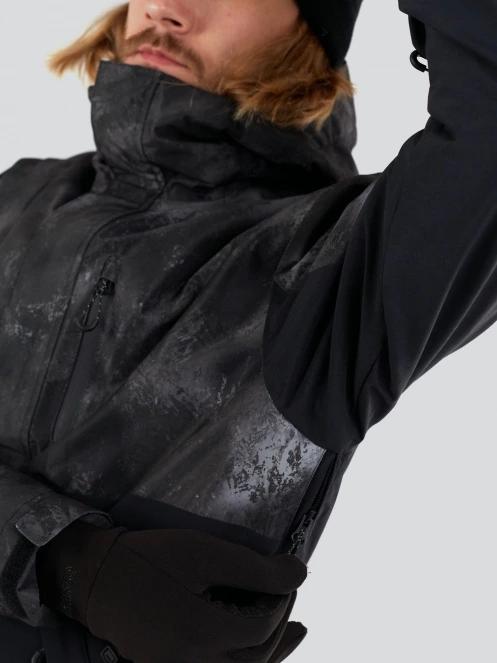 Fundango Tilbury ECO Logo Anorak for men in black 8