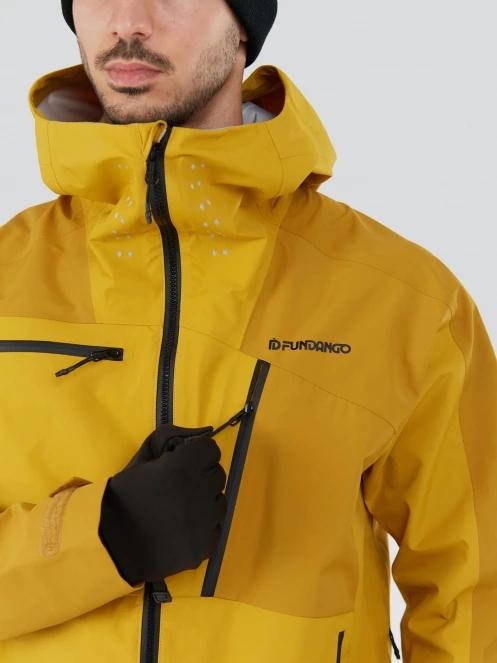 Fundango Manota 3L Shell Jacket for men in yellow 7
