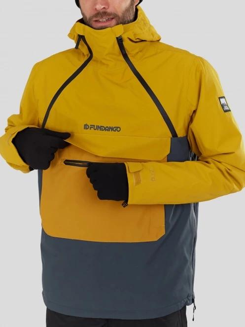 Fundango Hydra ECO Anorak for men in yellow 5