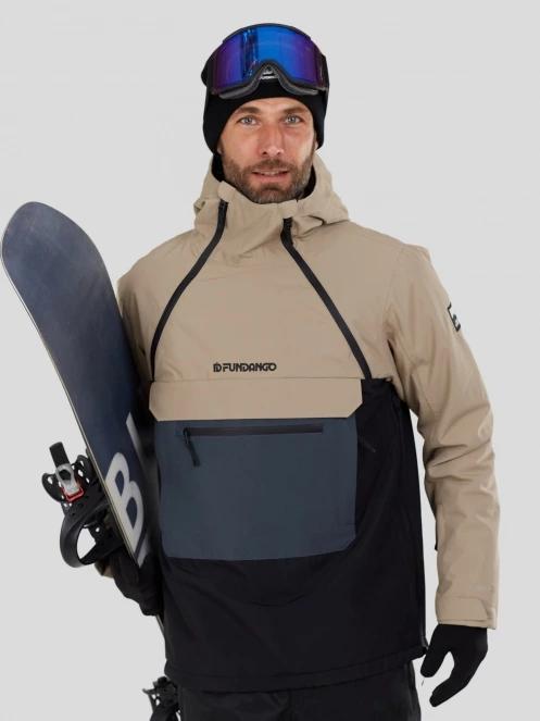 Fundango Hydra ECO Anorak for men in sand 2
