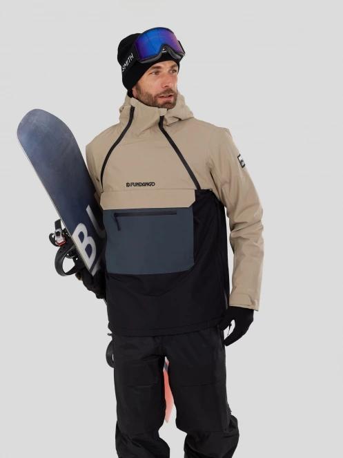 Fundango Hydra ECO Anorak for men in sand 4